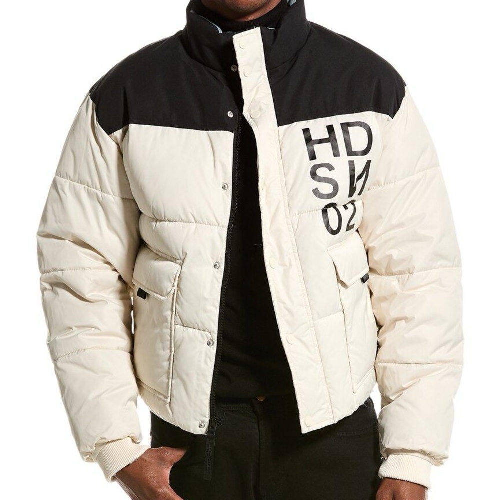 HUDSON MEN’S POLY TWILL PUFFER JACKET NWT